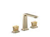 Kallista P29383-GF Per Se Sink Faucet, Tall, Gold Fl Knob