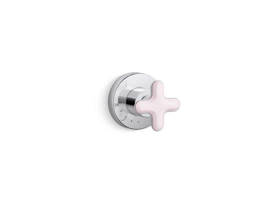 Kallista P32710-RST 002 Volume Control, Rose Quartz