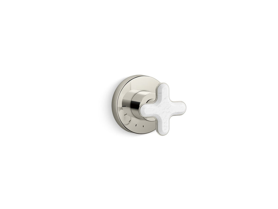 Kallista P32710-WC 002 Volume Control, White Carrera
