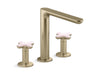 Kallista P32711-RST 002 Deck Mount Bath Faucet Rose Quartz