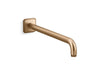 Kallista P32963-00 Modern Square Shower Arm, 13 Wall-Mount