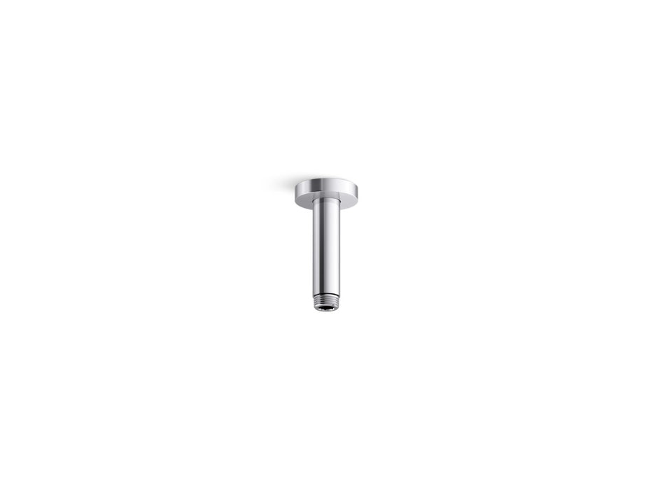 Kallista P33008-00 Modern Round Shwr Arm, 4 Ceiling Mnt