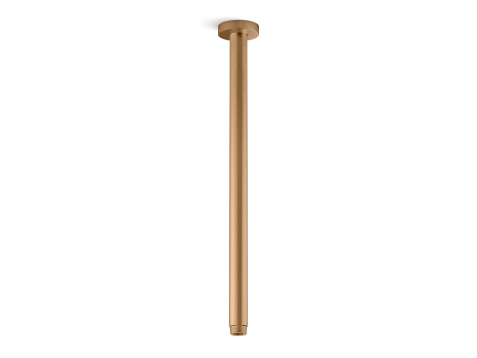 Kallista P33010-00 Modern Round Shwr Arm, 15.5 Ceiling Mnt
