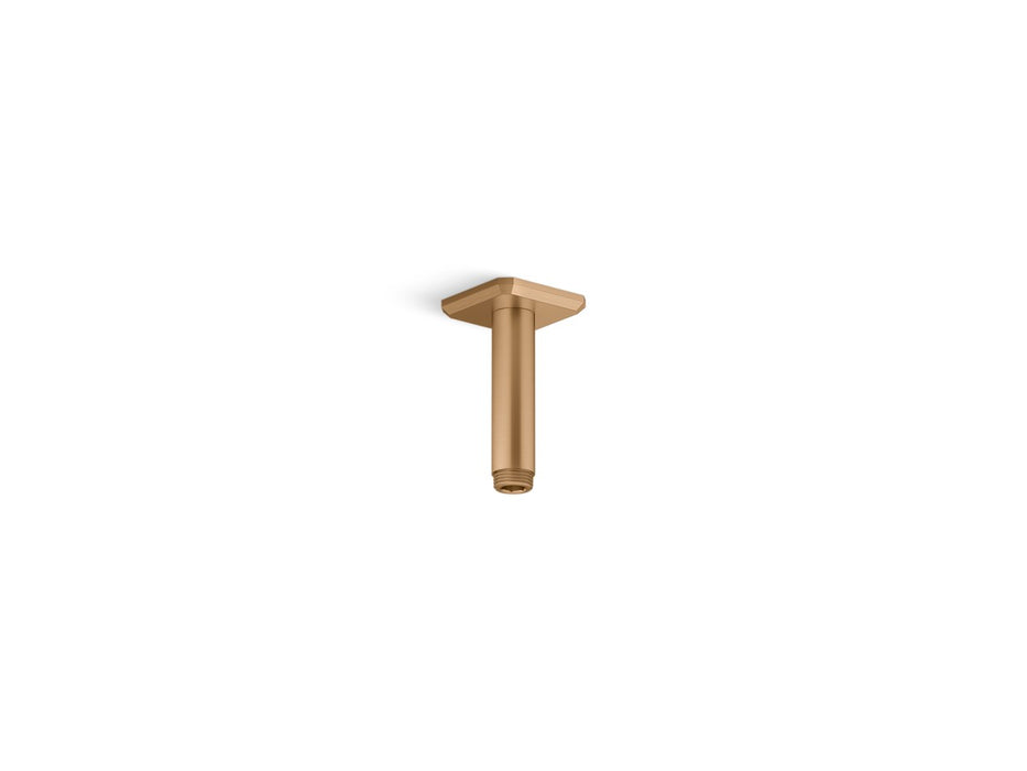Kallista P33011-00 Modern Square Shwr Arm, 4 Ceiling Mnt