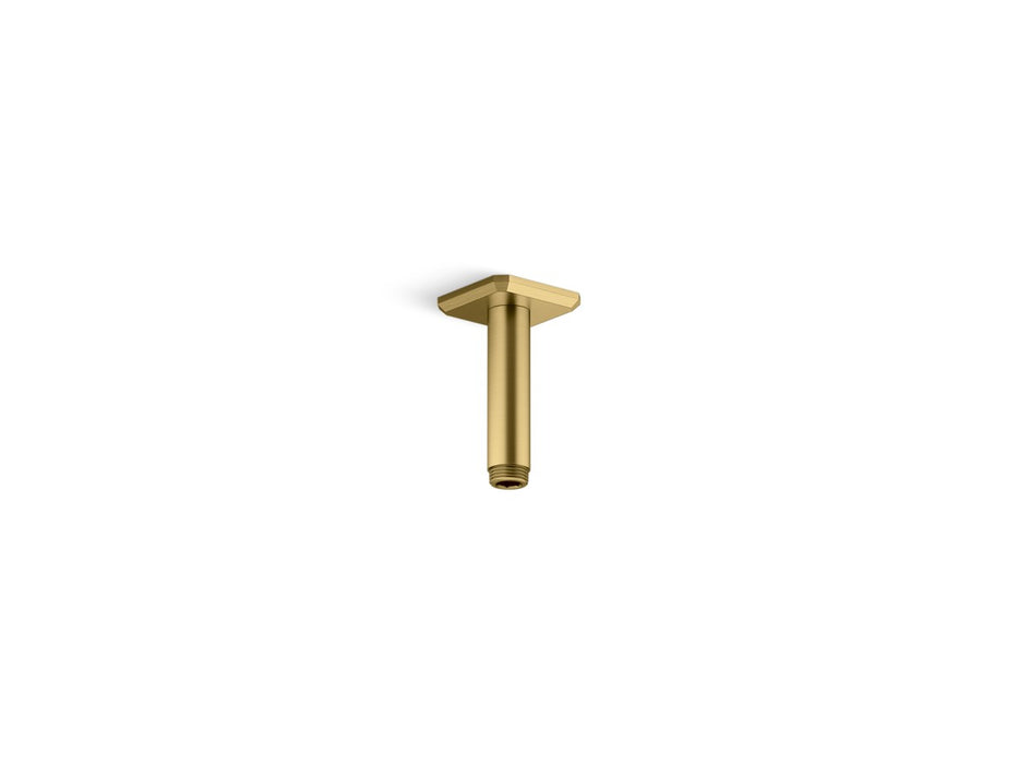 Kallista P33011-00 Modern Square Shwr Arm, 4 Ceiling Mnt