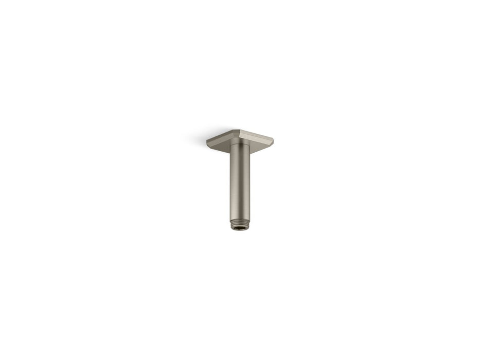 Kallista P33011-00 Modern Square Shwr Arm, 4 Ceiling Mnt