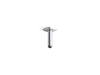 Kallista P33011-00 Modern Square Shwr Arm, 4 Ceiling Mnt