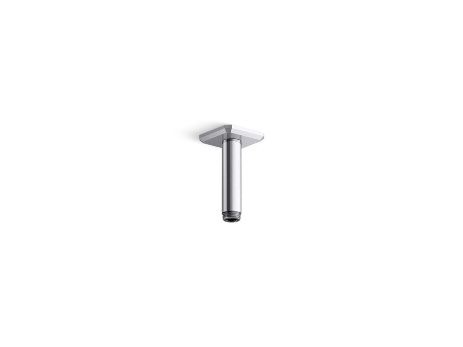 Kallista P33011-00 Modern Square Shwr Arm, 4 Ceiling Mnt