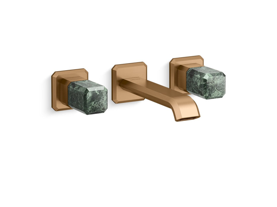 Kallista P33168-GTM Bezel Wall Mount Wide Spread, Gtm Stone