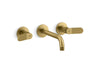 Kallista P33353-LV Aileron Wallmount Widespread Faucet