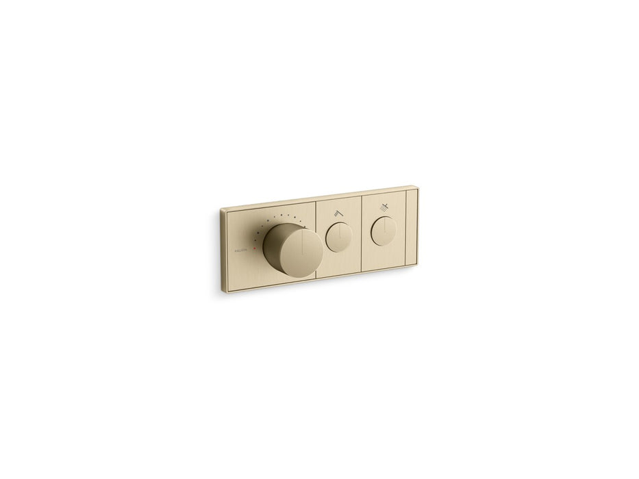 Kallista P34719-00 2-Outlet Trim Push Button Mechanical