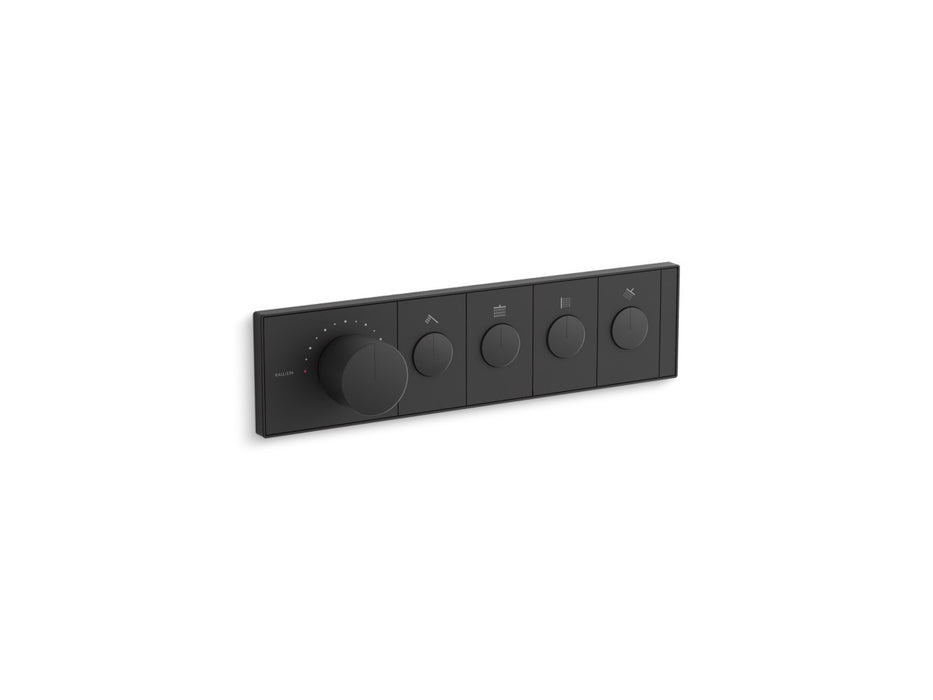 Kallista P34721-00 4-Outlet Trim Push Button Mechanical
