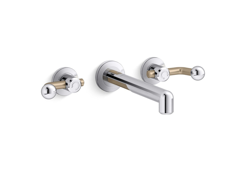 Kallista P34865-BV Vice Wall Mount Fct Wide Spread Crank