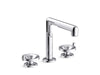 Kallista P34884-CP Vice Widespread Faucet, Wheel