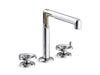 Kallista P34891-BV Vice Deck Mount Bath Faucet Wheel