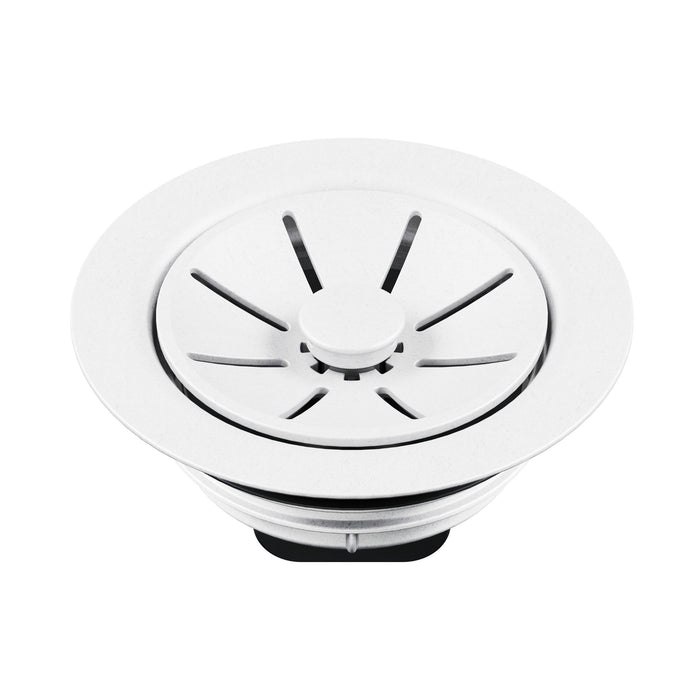 BLANCO Essential Silgranit Color-Matched Disposal Flange Insert with Waste Scraper - White