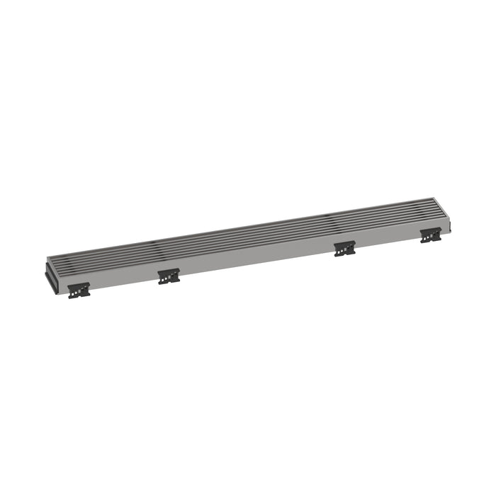 hansgrohe RainDrain Match Boardwalk Trim Boardwalk 23 5/8" with Height Adjustable Frame