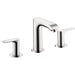 hansgrohe Metris Widespread Faucet 100 with Pop-Up Drain, 0.5 GPM