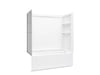 Sterling 71340122 Performa 2 60" x 29" Above-floor-drain Vikrell® Bath/shower, Right Drain