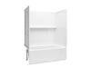 Sterling 71520116 Traverse 60" x 32" Vikrell® Bath/shower with Aging in Place Backerboards, Left Drain
