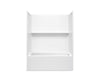 Sterling 71600122 Forum Traverse 60" x 30" Above-floor-drain Vikrell® Bath/shower, Right Drain