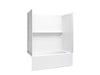 Sterling 71600126 Forum Traverse 60" x 30" Vikrell® Bath/shower with Aging in Place Backerboards, Right Drain