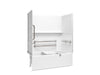 Sterling 71610115 Forum Traverse 60" x 32" Vikrell® Bath/shower with Aging in Place Backerboards, Grab Bars, and Bath Se