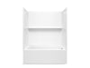 Sterling 71620122 Forum Traverse 60" x 36" Above-floor-drain Vikrell® Bath/shower, Right Drain