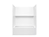 Sterling 71620126 Forum Traverse 60" x 36" Vikrell® Alcove Bath/shower with Aging in Place Backerboards, Right Drain