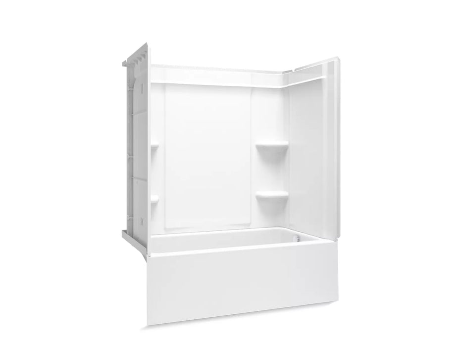 Sterling 71710120 Forum Medley 60" x 32" Vikrell® Bath/shower, Right Drain