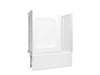 Sterling 71800118 Forum STORE+ 60" x 30" Above-floor-drain Vikrell® Bath/shower with Aging in Place Backerboards, Left D