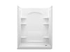 Sterling 72170126 Ensemble Curve 60" x 30" Vikrell® Shower with Aging in Place Backerboards, Right Drain