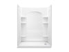 Sterling 72180126 Ensemble Curve 60" x 32" Vikrell® Shower with Aging in Place Backerboards, Right Drain