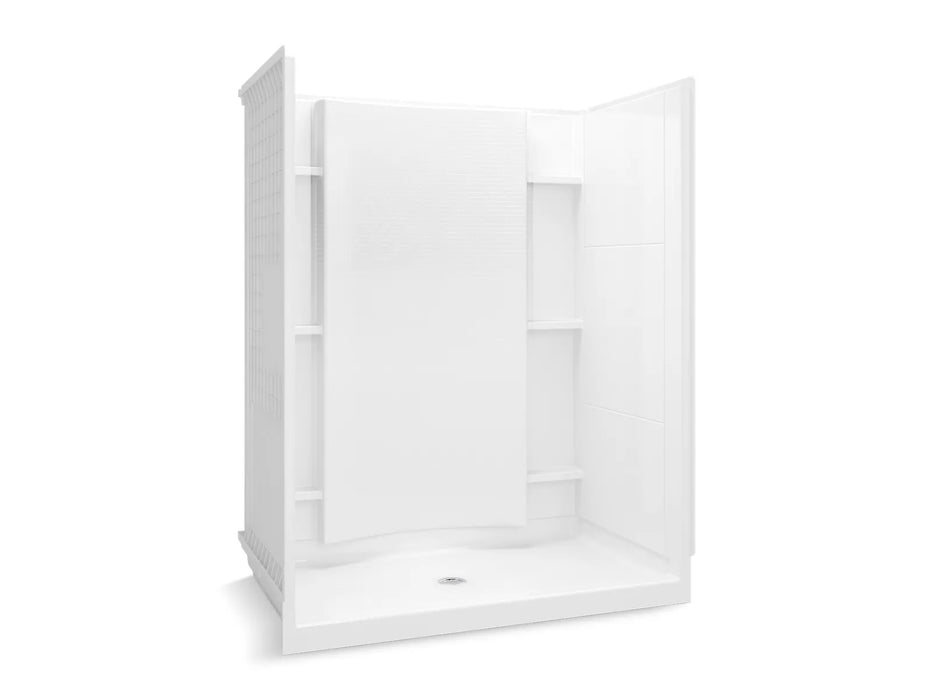 Sterling 72270100 Accord 60" x 36" Vikrell® Shower, Center Drain