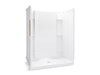 Sterling 72270106 Accord 60" x 36" Vikrell® Shower with Aging in Place Backerboards, Center Drain