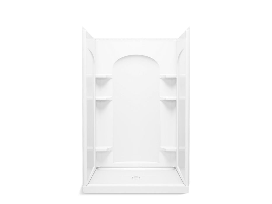 Sterling 72360100 Ensemble Curve 48" x 34" Vikrell® Shower, Center Drain