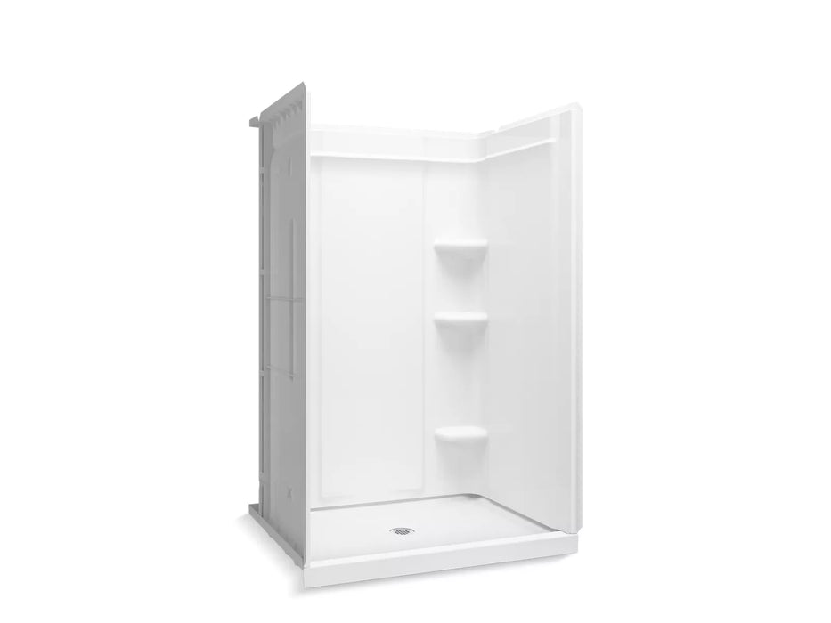 Sterling 72410100 Medley 48" x 34" Vikrell® Shower, Center Drain