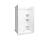 Sterling 72410106 Medley 48" x 34" Vikrell® Shower with Aging in Place Backerboards, Center Drain