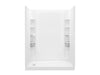 Sterling 72470116 STORE+ 60" x 30" Vikrell® Shower with Aging in Place Backerboards, Left Drain