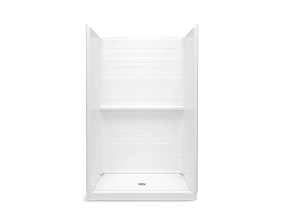Sterling 72520100 Traverse 48" x 34" Vikrell® Shower, Center Drain