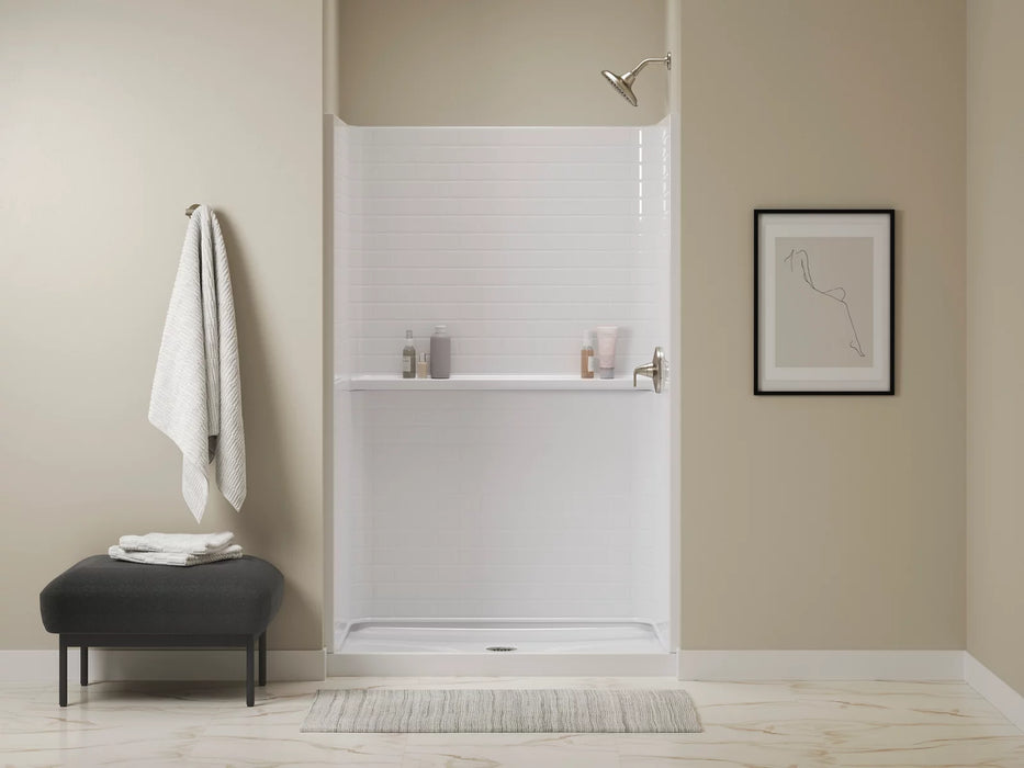 Sterling 72520100 Traverse 48" x 34" Vikrell® Shower, Center Drain