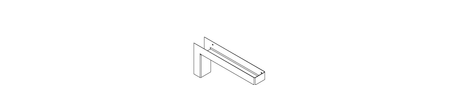 KOHLER K-1009981 Cover, Bracket, Left