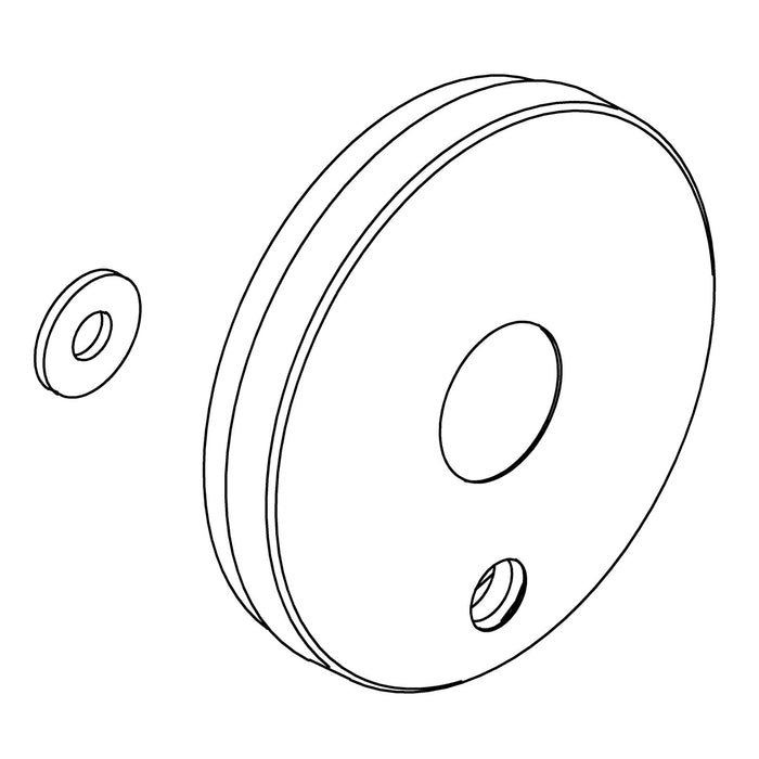 KOHLER K-1012573-CP Faceplate W/Div Kit