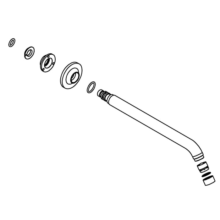 KOHLER K-1014555 8.25"Sub Assembly Spout & Hardware Kit