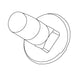 KOHLER K-1019432 Bolt, 1/4-20 X .63 Rd. Hd. Sq. Neck