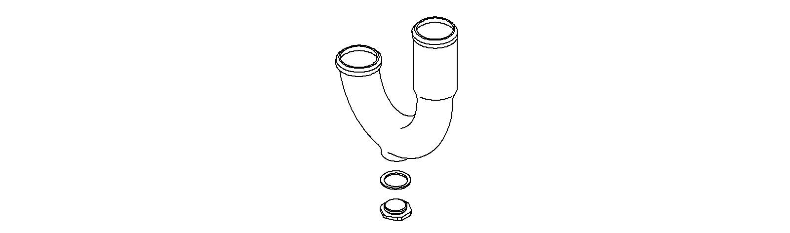 KOHLER K-1020582 Assembly, P-Trap