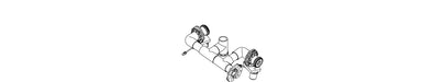 KOHLER K-1023672 Bfly Valve Sub-Assembly, 1360/65-H2