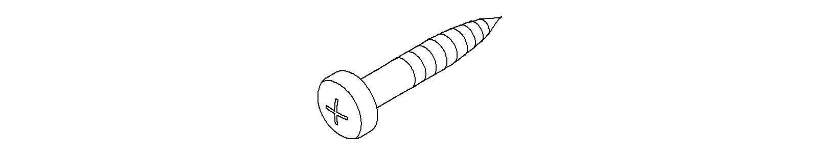 KOHLER K-1031659-C Screw, 8-18 X 1 Cr Pan Hd Pp Tap S