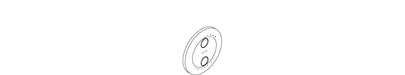 KOHLER K-1036313 Escutcheon, Stacked