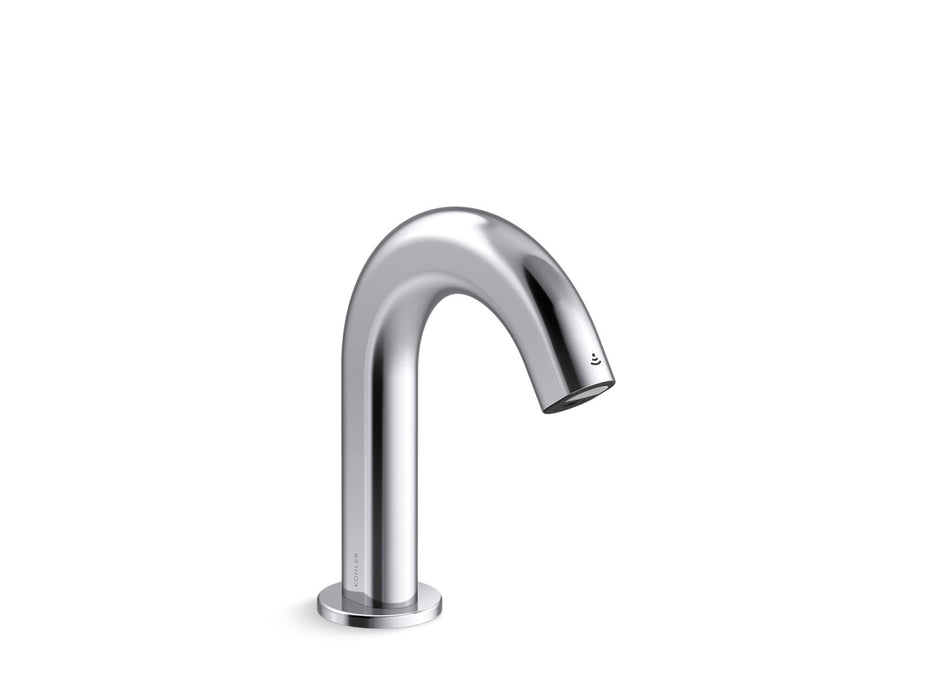 KOHLER K-103BB76-SBNA Oblo Touchless single-hole lavatory faucet with Kinesis sensor technology, AC-powered, less drain,